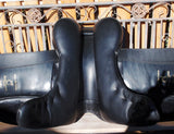 SOLD......17.5" FRANK BAINES REFLEX MONO DRESSAGE SADDLE MW