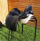 SOLD......17.5" FRANK BAINES REFLEX MONO DRESSAGE SADDLE MW