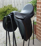SOLD............17.5" Harry Dabbs Elegant XF Dressage Saddle W-XW
