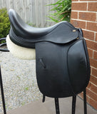 SOLD............17.5" Harry Dabbs Elegant XF Dressage Saddle W-XW