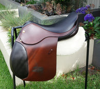 SOLD.....17" HARRY DABBS JAGUAR AP/JUMP SADDLE MW-W....ON HOLD