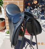 SOLD.....17.5" JEFFRIES DRESSAGE SADDLE M-MW