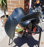 SOLD.....17.5" JEFFRIES DRESSAGE SADDLE M-MW