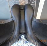 SOLD.....17.5" JEFFRIES DRESSAGE SADDLE M-MW