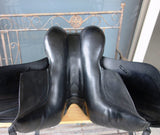 SOLD......17"  KENT & MASTERS S SERIES SURFACE BLOCK DRESSAGE HDR MW
