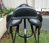 SOLD......17"  KENT & MASTERS S SERIES SURFACE BLOCK DRESSAGE HDR MW