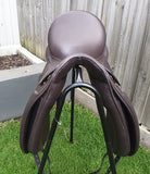 SOLD...........17" PH CLASSIC SHOW/DRESSAGE SADDLE W/XW WITH EXTRAS