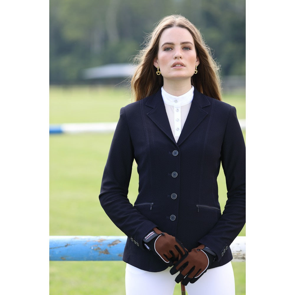 Ladies navy hot sale show jacket