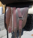 SOLD......17" TRAINERS DRESSAGE SADDLE M GULLET