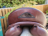 17" EQUILINE ELITE DRESSAE SADDLE,  MEDIUM, BROWN