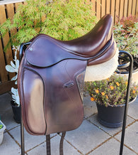 17" EQUILINE ELITE DRESSAE SADDLE,  MEDIUM, BROWN