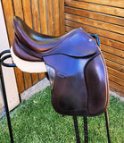 17" EQUILINE ELITE DRESSAE SADDLE,  MEDIUM, BROWN