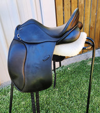 17" PDS EURO DRESSAGE SADDLE, M, BLACK