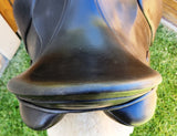 17" PDS EURO DRESSAGE SADDLE, M, BLACK