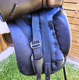 17" PDS EURO DRESSAGE SADDLE, M, BLACK