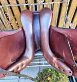 17" EQUILINE ELITE DRESSAE SADDLE,  MEDIUM, BROWN