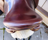 17" EQUILINE ELITE DRESSAE SADDLE,  MEDIUM, BROWN