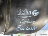 17" KIEFFER SYDNEY DRESSAGE SADDLE, BLACK, M/MW