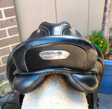 17" KIEFFER SYDNEY DRESSAGE SADDLE, BLACK, M/MW