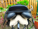 17" K&M S Series Jump saddle, wide gullet.  Pakenham Vic