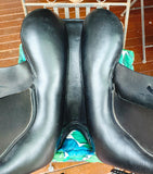17" K&M S Series Dressage Saddle, High wither, wide gullet, Pakenham Vic ON HOLD
