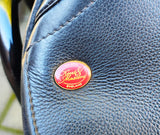 DR 17.5" K&M Surface Block Dressage saddle.  Black MW
