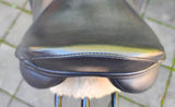 DR 17.5" K&M Surface Block Dressage saddle.  Black MW