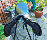 DR 17.5" Anky Salinero Dressage, XXW or MW, Black