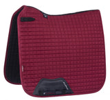 LEMIEUX LUXURY SUEDE DRESSAGE PAD MULBERRY/BURGUNDY LARGE (Copy)