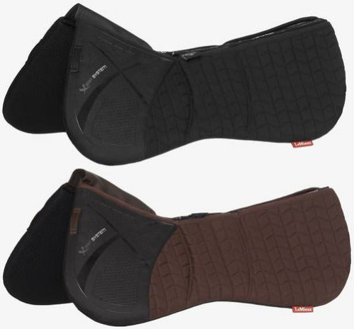 LEMIEUX PRO SORB PLAIN 3 POCKET HALF PAD BLACK OR BROWN