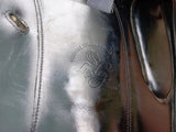 SOLD.........17.5" LOXLEY MONO FLAP DRESSAGE SADDLE WIDE GULLET