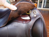 SOLD.........17" BRUCE SMITH DRESSAGE MW BROWN