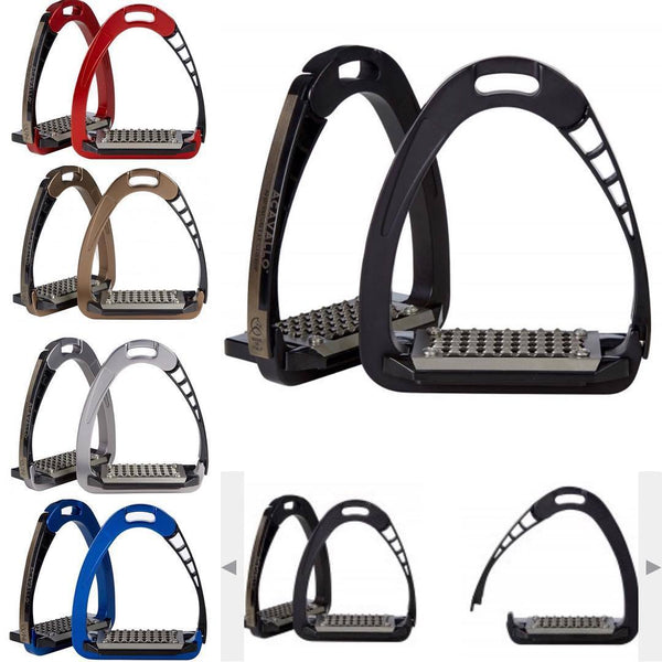ACAVALLO AC608 ARENA ALUMINIUM STIRRUP 黒 ACAVALLO AC608 ARENA ALUMINIUM STIRRUP 黒