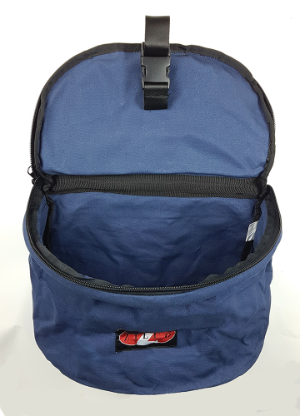 COLLAPSIBLE FEED BAG BLUE OR PURPLE