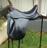 SOLD......17"  KENT & MASTERS S SERIES SURFACE BLOCK DRESSAGE HDR MW